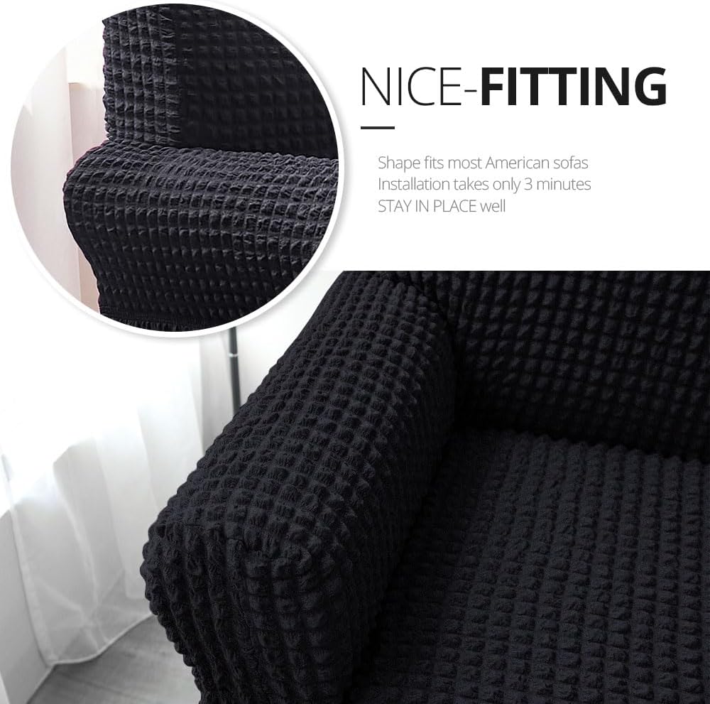 NICEEC Arm Chair Covers Armchair Covers Universal Slipcovers with Skirt