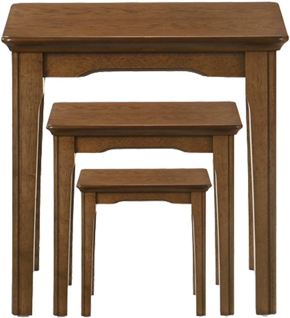Kmax Nesting Tables Set of 3, Small Sofa Side Table Rustic Stacking End Table...