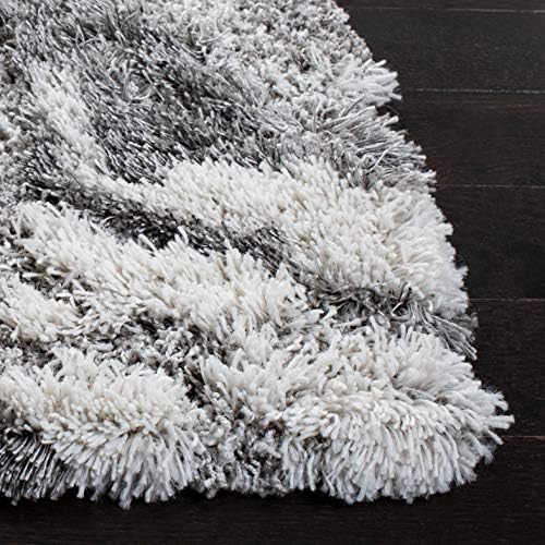 SAFAVIEH Horizon Shag Rug 5'3"x7'7", Soft Plush Modern Grey...