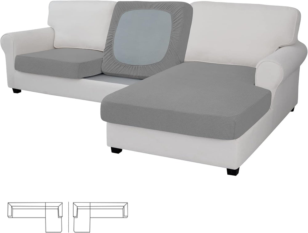 Easy-Going Stretch 3 Pieces Couch Cushion Covers