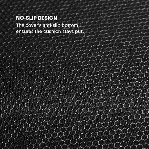 Purple Double Seat Cushion, Two-Sided Soft and Firm 2 Inch Gel Seat Cushion