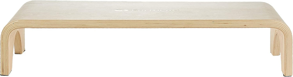 EARTHLITE Wooden Step Stool - Beautiful Finish, Large Surface, Strong & S...