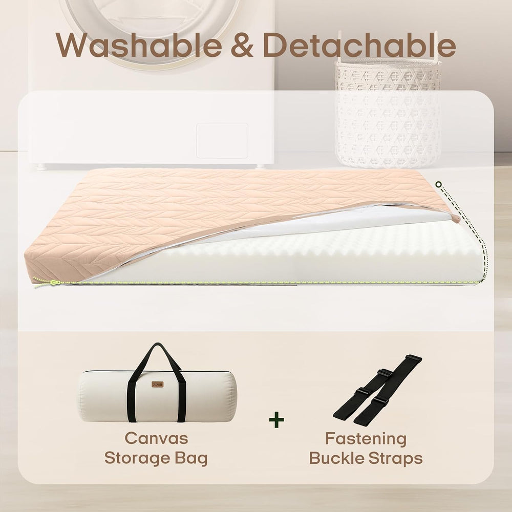 ZonLi Japanese Floor Mattress Futon Mattress Full Size 6 Inch Thick