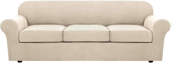 H.VERSAILTEX 4 Piece Stretch Sofa Covers