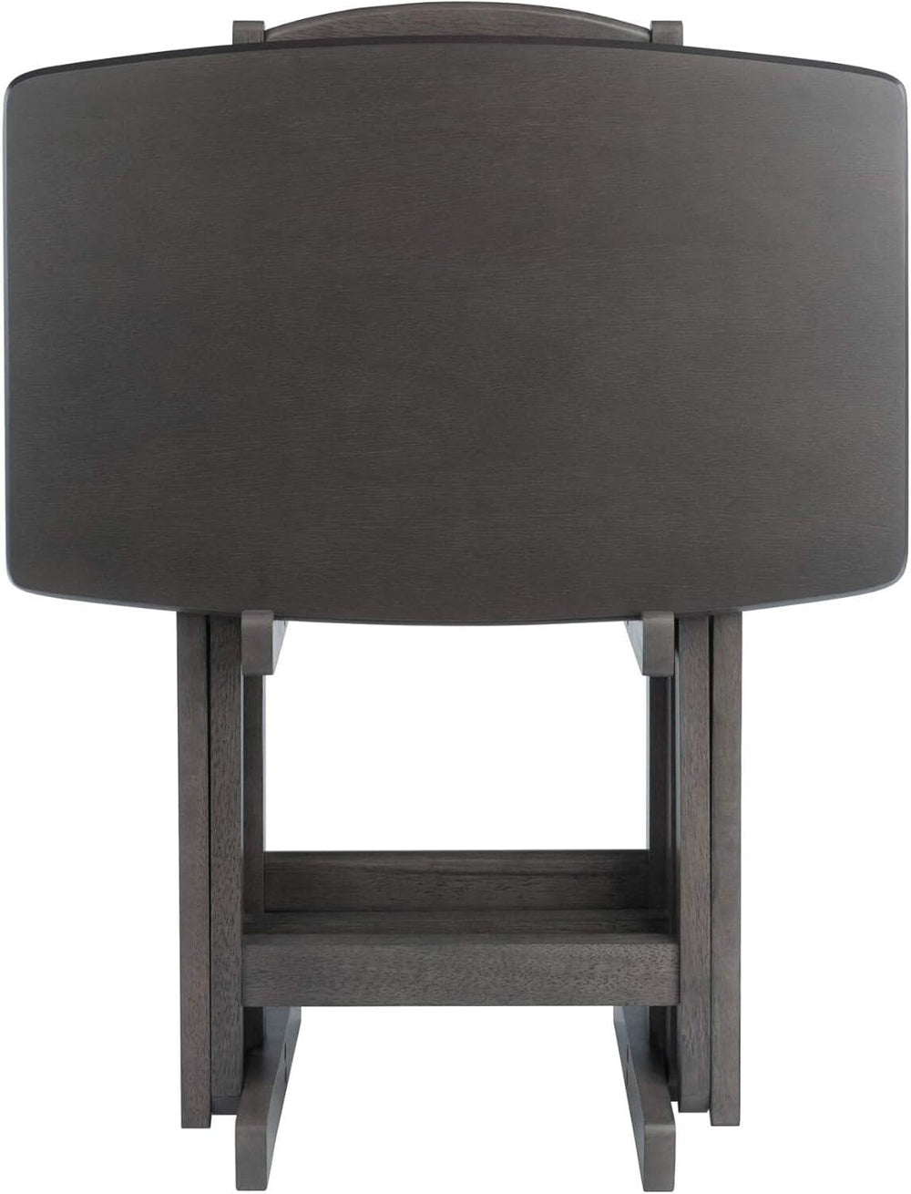 HomeStock 5-Piece Snack Table Set - Oyster Gray Dining Table & Chairs