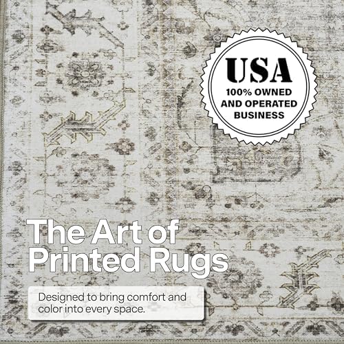 ReaLife Rugs Machine Washable Area Rug - Living Room Bedroom Bathroom Kitchen...
