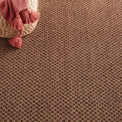 SAFAVIEH Natural Fiber Accent Rug 2'x3', Coastal Chocolate NF525D