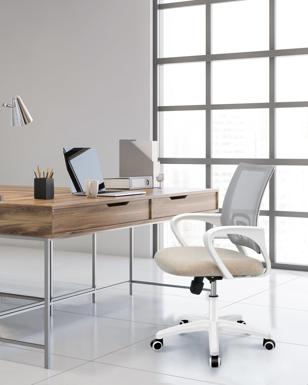 NEO CHAIR Office Desk Computer Chair Ergonomic Mesh Gaming Cushion Seat with ...
