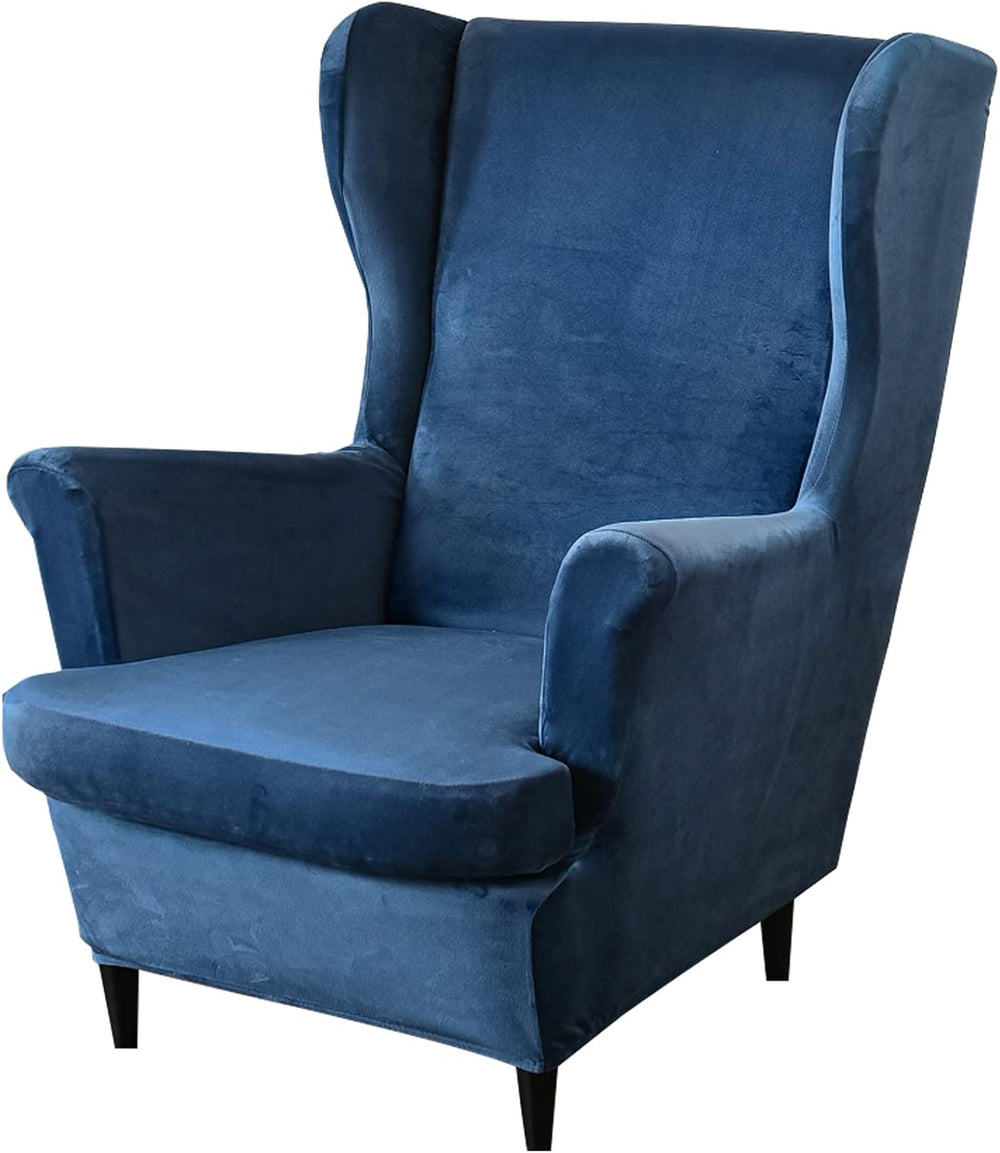 GULI Wingback Chair Cover 2-Piece, Wing Chair Covers Armchair Chair Slipcover...