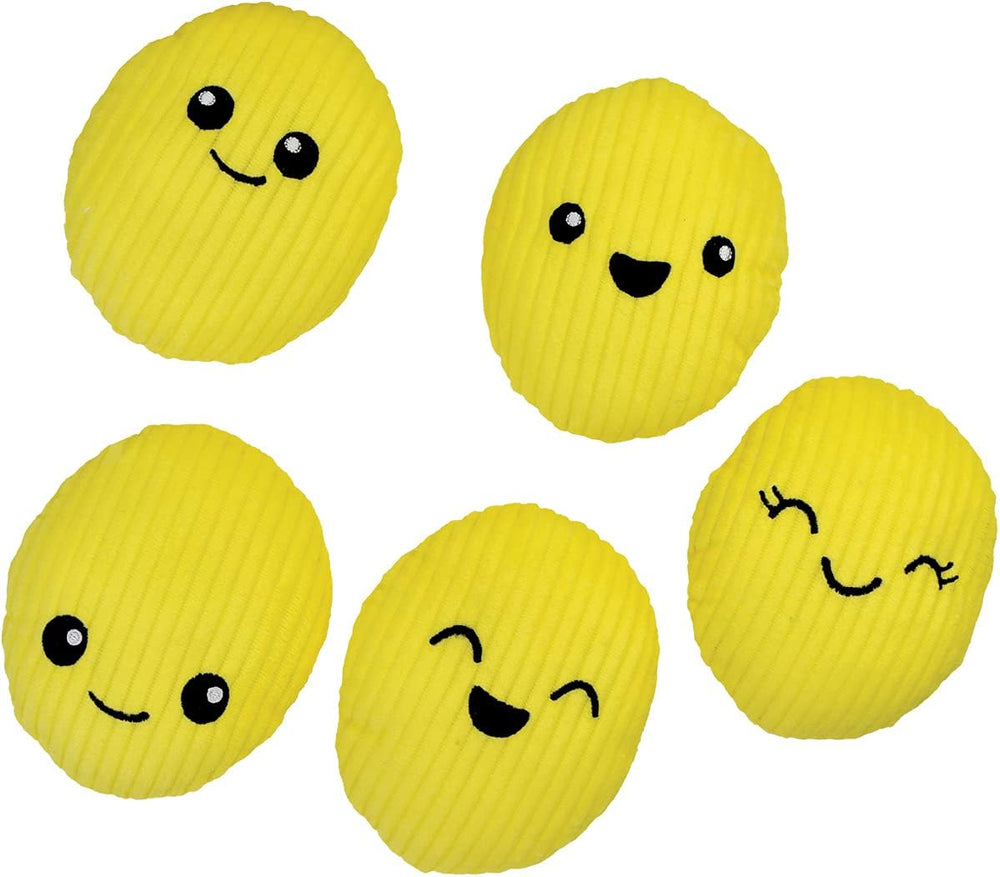 iscream Play with Your Food! Potato Chip Fleece Play Pillow Set with Embriode...