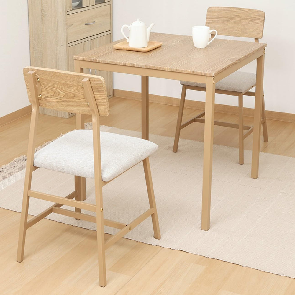 不二貿易(Fujiboeki) Fuji Boeki 52359 Dining Table for 2 People, 3-Piece Set, Wood...