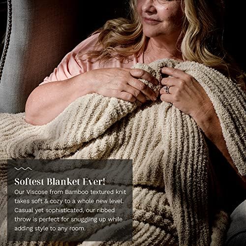 LUXOME Ultra Plush Throw Blanket | Super Soft | 75"x100" | Viscose ...