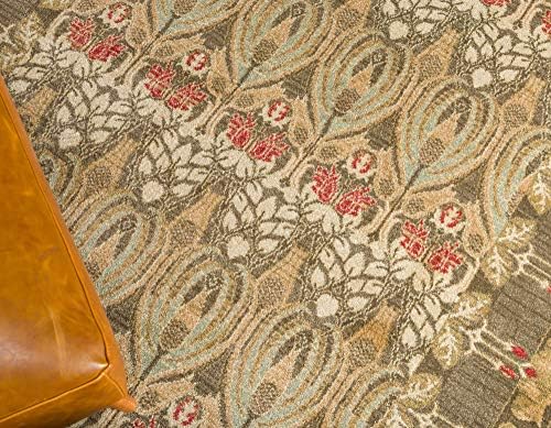 Unique Loom Edinburgh Collection Area Rug - Canmore (6' 1" x 9' ...