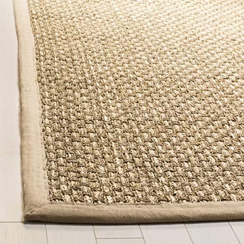 SAFAVIEH Area Rug 3x5 - Natural Fiber Collection - Natural & Beige, Seagr...