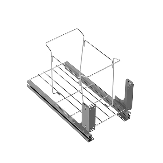 Dowell B15 Aluminum Base Wastebasket Pullout