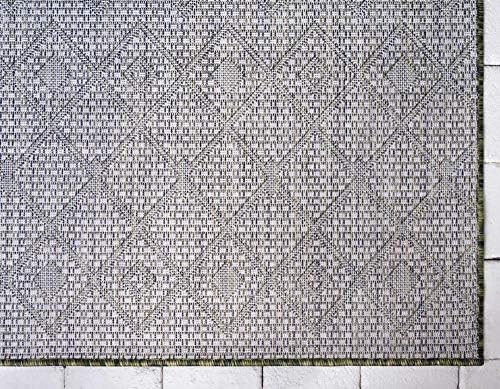 Unique Loom Outdoor Trellis Collection Area Rug - Tribal Trellis (9' x 12...