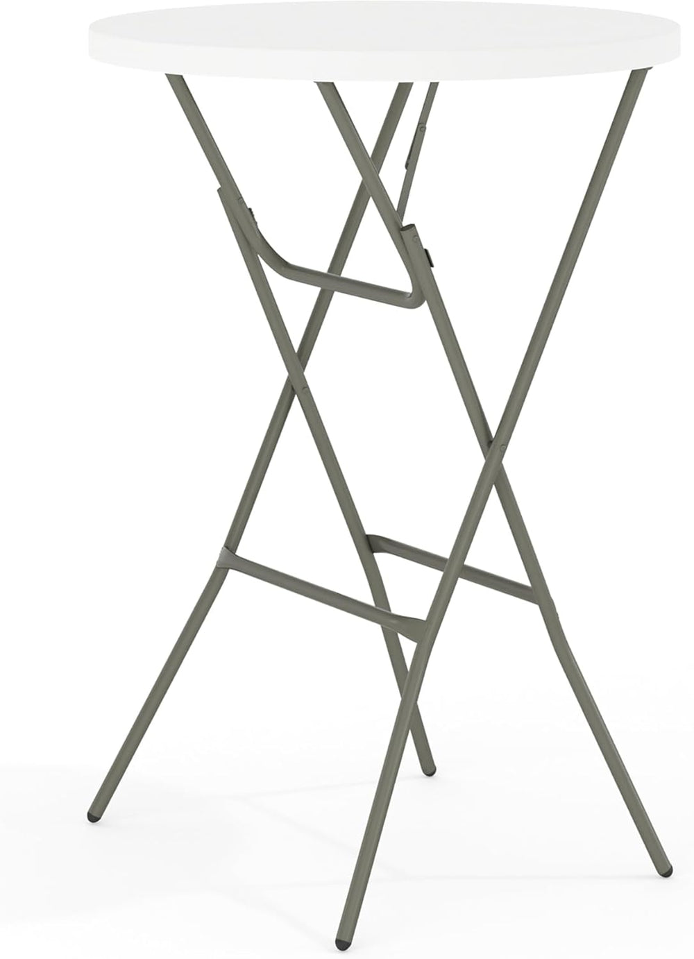 Flash Furniture Elon 32' Round Folding Bar Height Table for Parties and C...