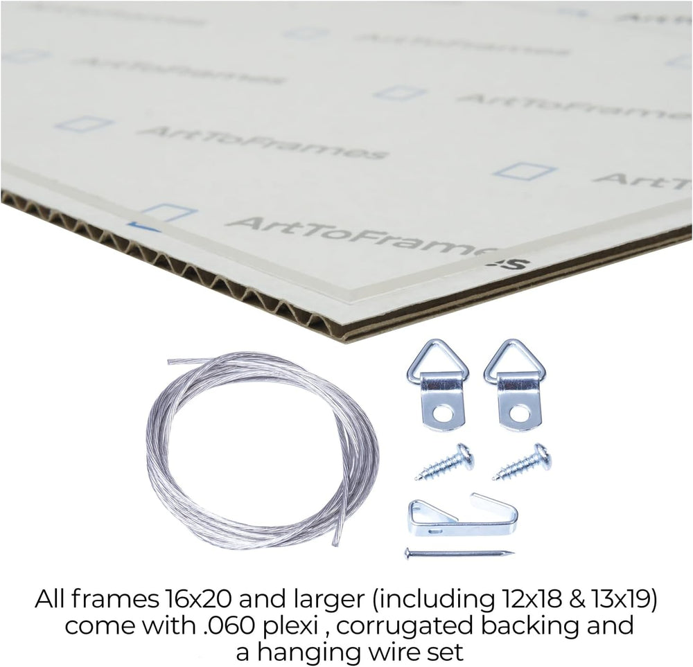 ArtToFrames 26x36 Inch Black Picture Frame, This 1.2500 Inch Custom Poster Fr...