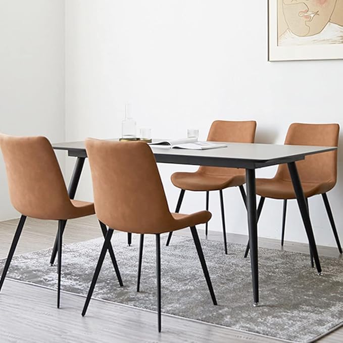 Dining Chairs Set of 4, Modern Kitchen & Dining Room Chairs, Upholstered ...