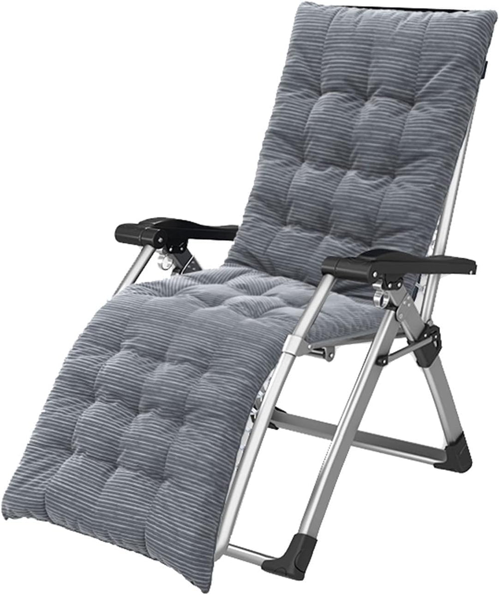 Padded Gravity Lounge Chair Wider Armrest Adjustable Recliner with Cup Holder...