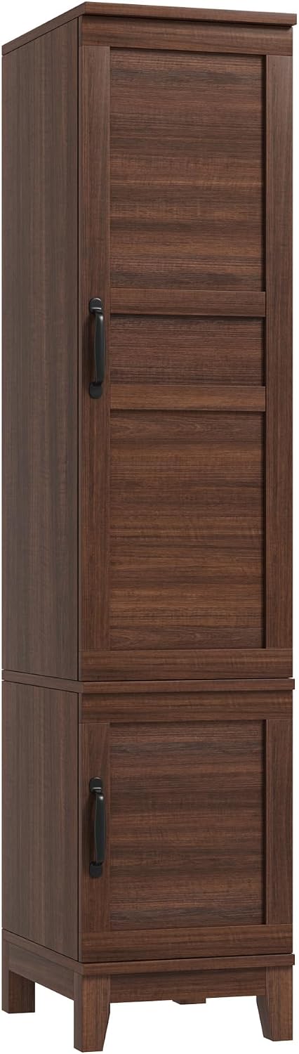 GarveeHome Armoire Wardrobe Closet with 2 Doors, Wooden Wardrobe Cabinet with...