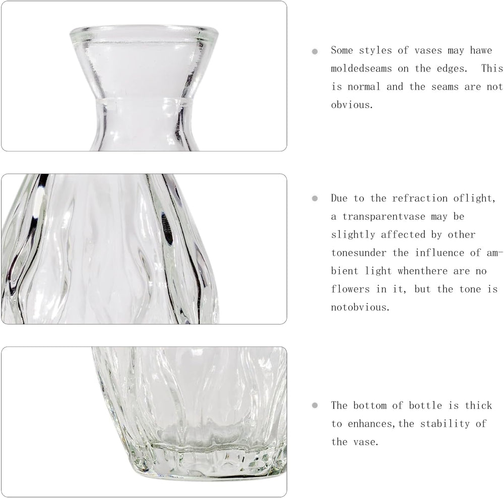 72 Pcs Bud Vase Set, Vases for Centerpieces, Cute Glass Bud Vases in Bulk, Sm...