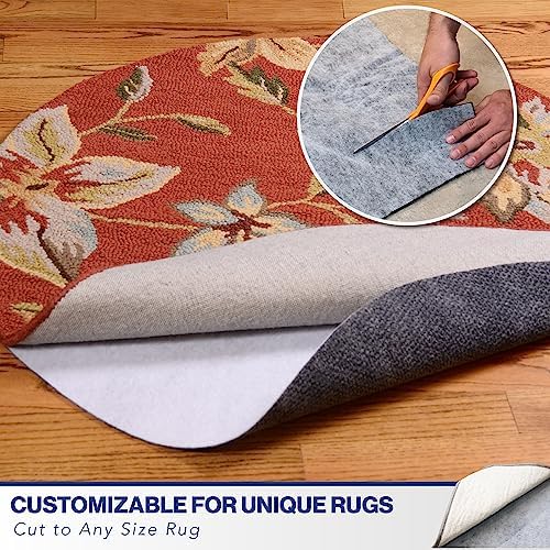 2' x 8' Non-Slip Rug Pad, Reversible Gripper, Non Skid Pads for Hardw...