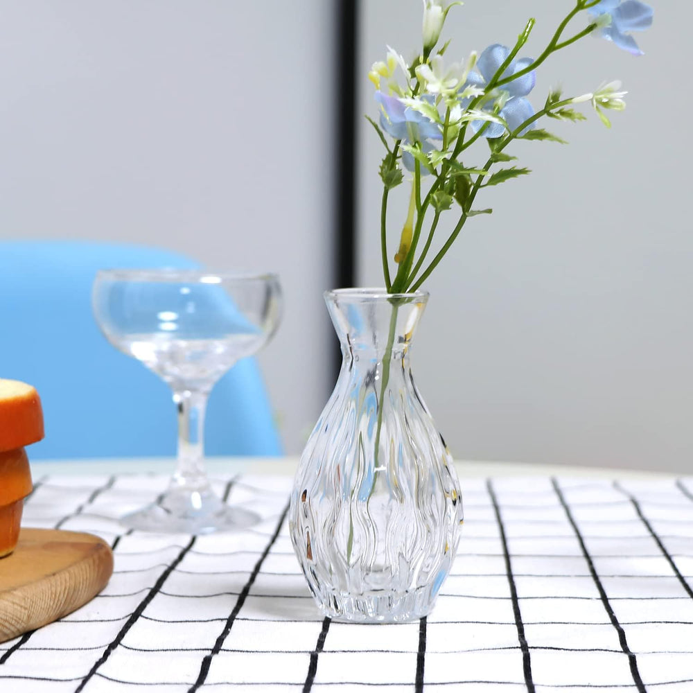 Glass Bud Vases Set of 32, Small Flower Vases for Wedding Centerpieces