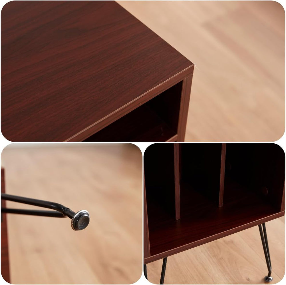 FONTOI Record Player Stand with Storage Space, Turntable Stand Record Player ...