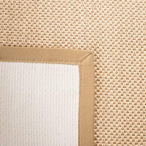 SAFAVIEH Area Rug 5x8 - Natural Fiber Collection - Maize & Linen Color, S...