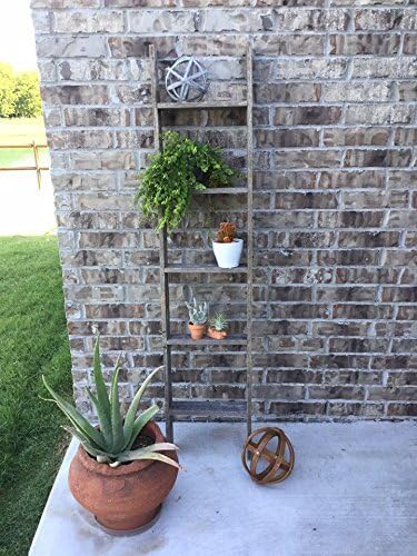 BARNWOODUSA Reclaimed Wood Bookcase Ladder 5 Foot, 5-Foot, Turqouise | Instan...