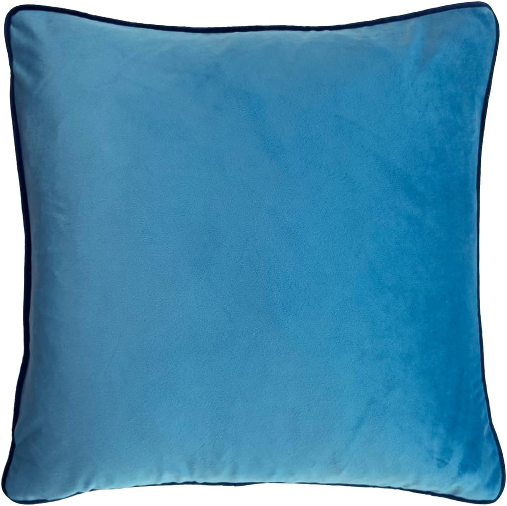 Teal Blue Coastal Decorative Throw Pillow Covers, Set of 4, 18x18 Inch Beach ...