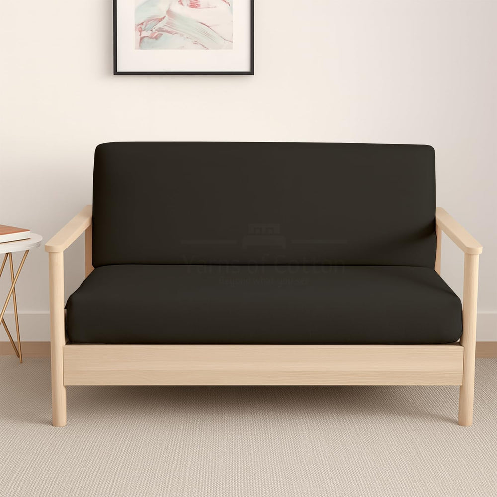 Full Size Foldable Armless Futon Covers - Microfiber Futon Slipcovers Furnitu...