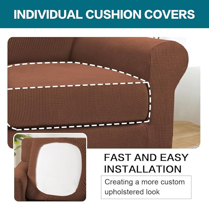 Turquoize 2 Piece Chair Covers Chair Slipcovers