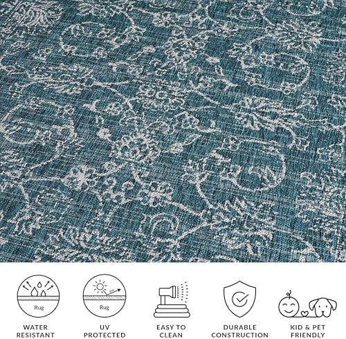 SAFAVIEH Washable Rug Outdoor Courtyard Collection - 6'7" x 9'6&...