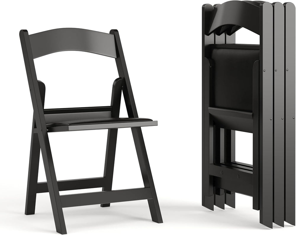Flash Furniture Hercules Series Folding Chairs for Weddings and Formal Events...