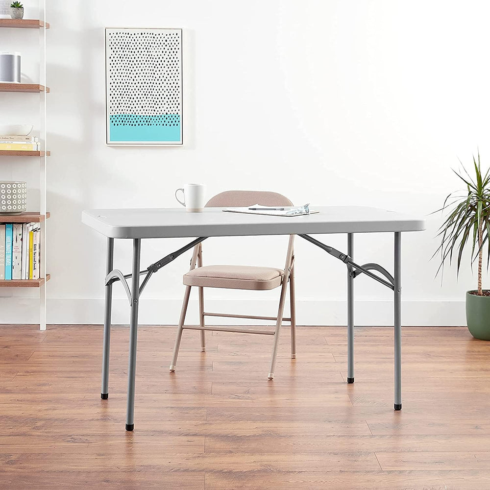 Office Star Resin Multipurpose Rectangle Folding Table for Indoor or Outdoor ...
