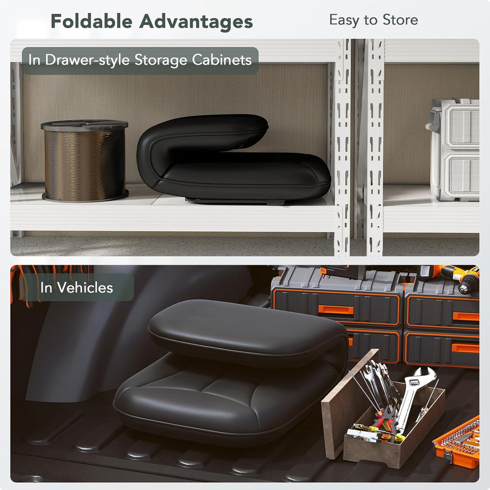 Furniliving 3 in 1 Folding Chair Foldable Floor Chair for Reading, Lounging &...