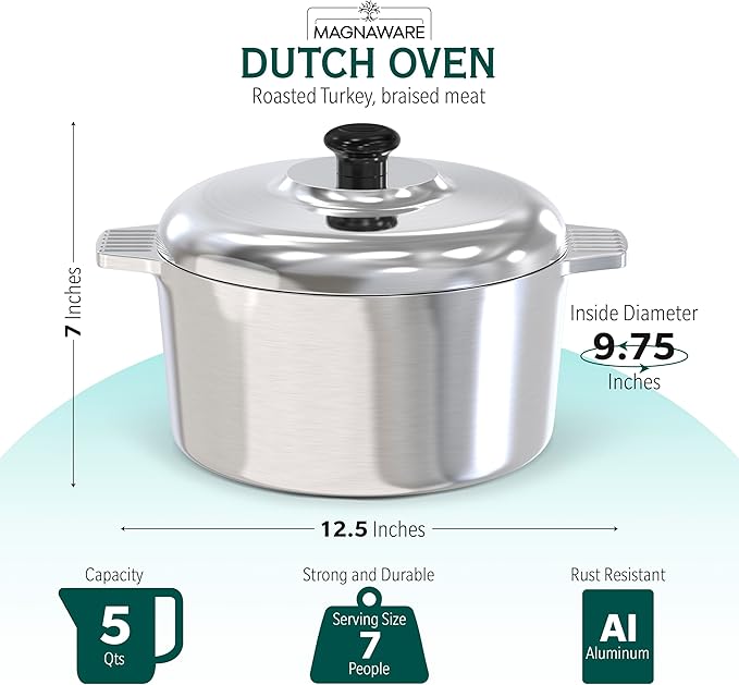 Magnaware Cast Aluminum Dutch Oven