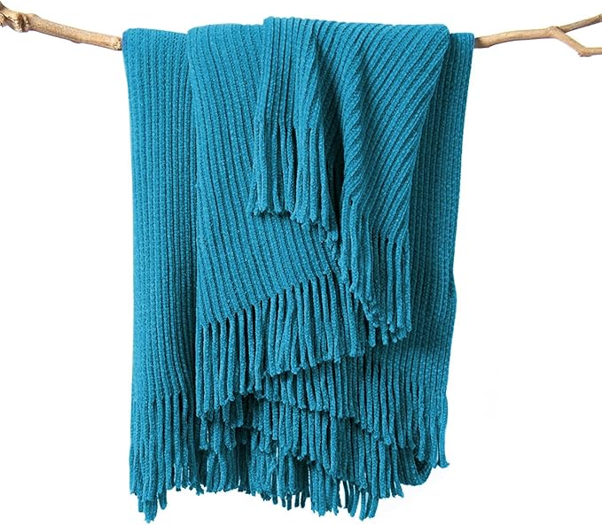 lifein Chenille Throw Blanket 60x80