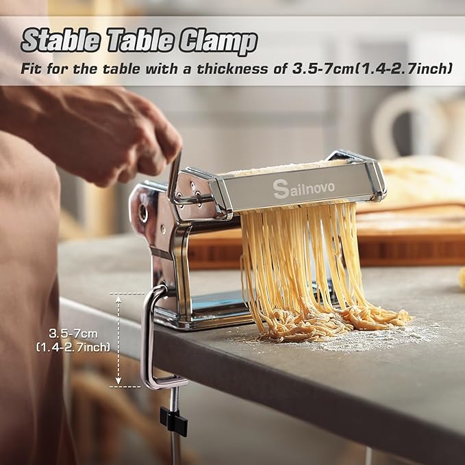 Sailnovo 3 in 1 Pasta Maker Machine