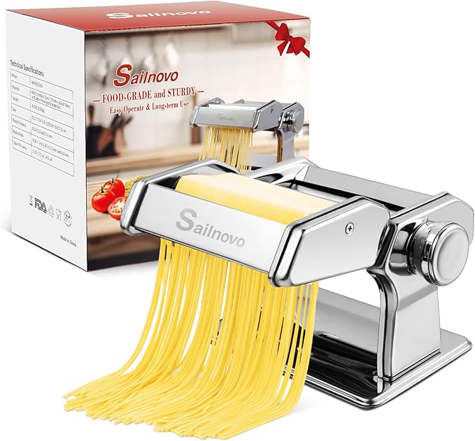 Sailnovo 3 in 1 Pasta Maker Machine