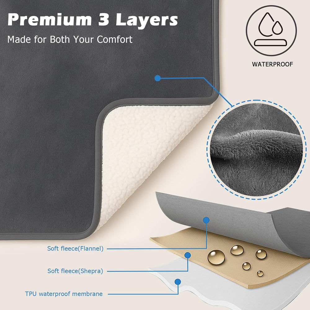 Waterproof Blanket for Bed Intimacy, Love Blanket Waterproof and Stain Proof,...