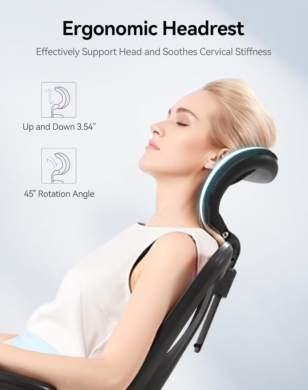 SIHOO M18 Ergonomic Office Chair, High Back Mesh Desk Chair with Adjustable H...