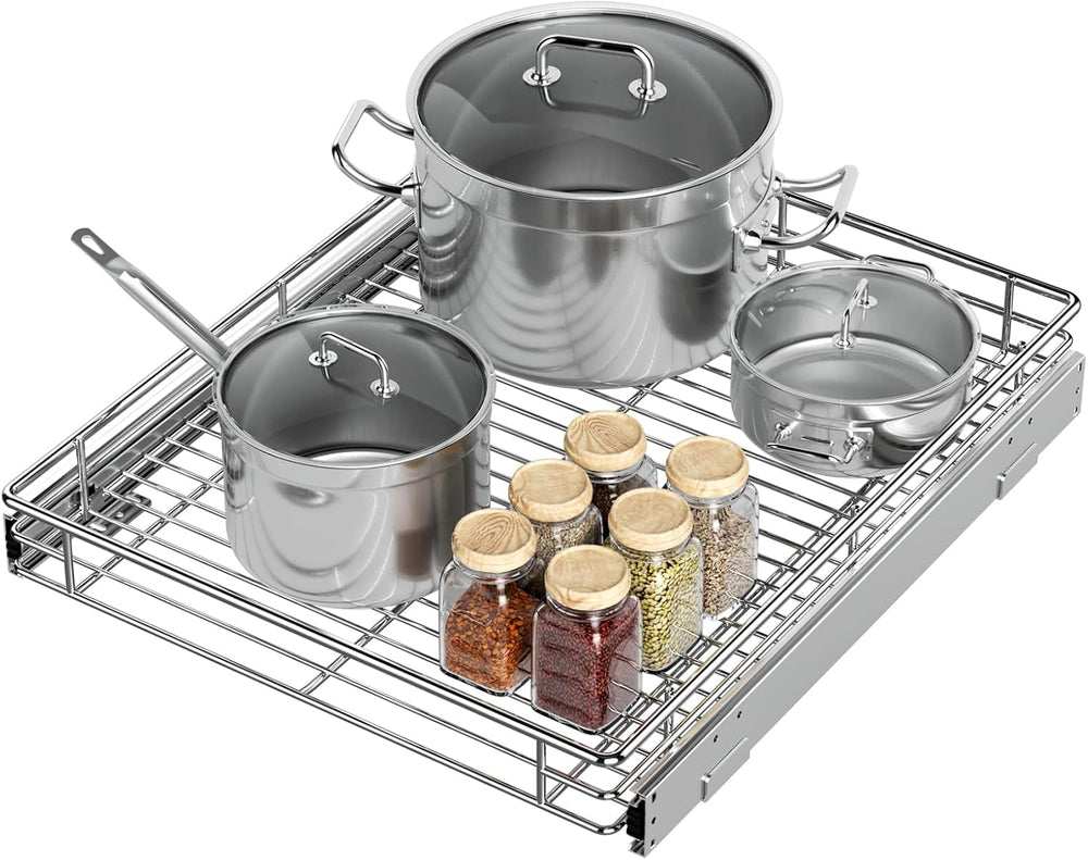 ZOINLIY Pull Out Cabinet Organizer, Versatile Slide Out Kitchen Organizers and