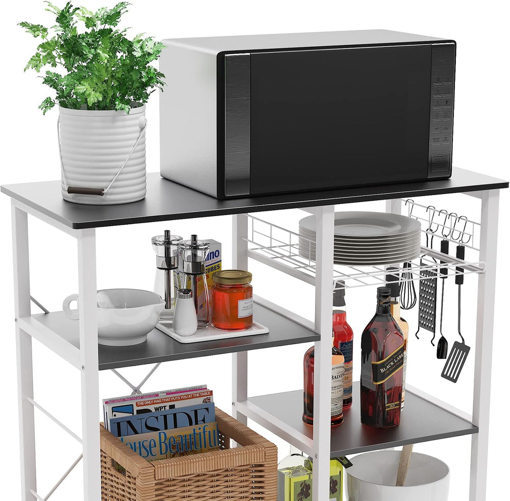sogesfurniture 3-Tier Kitchen Baker's Rack Utility Shelf Microwave Stand ...