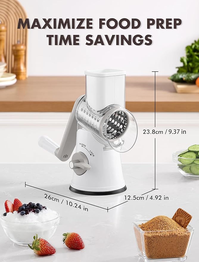 GDL Rotary Cheese Grater Hand Crank