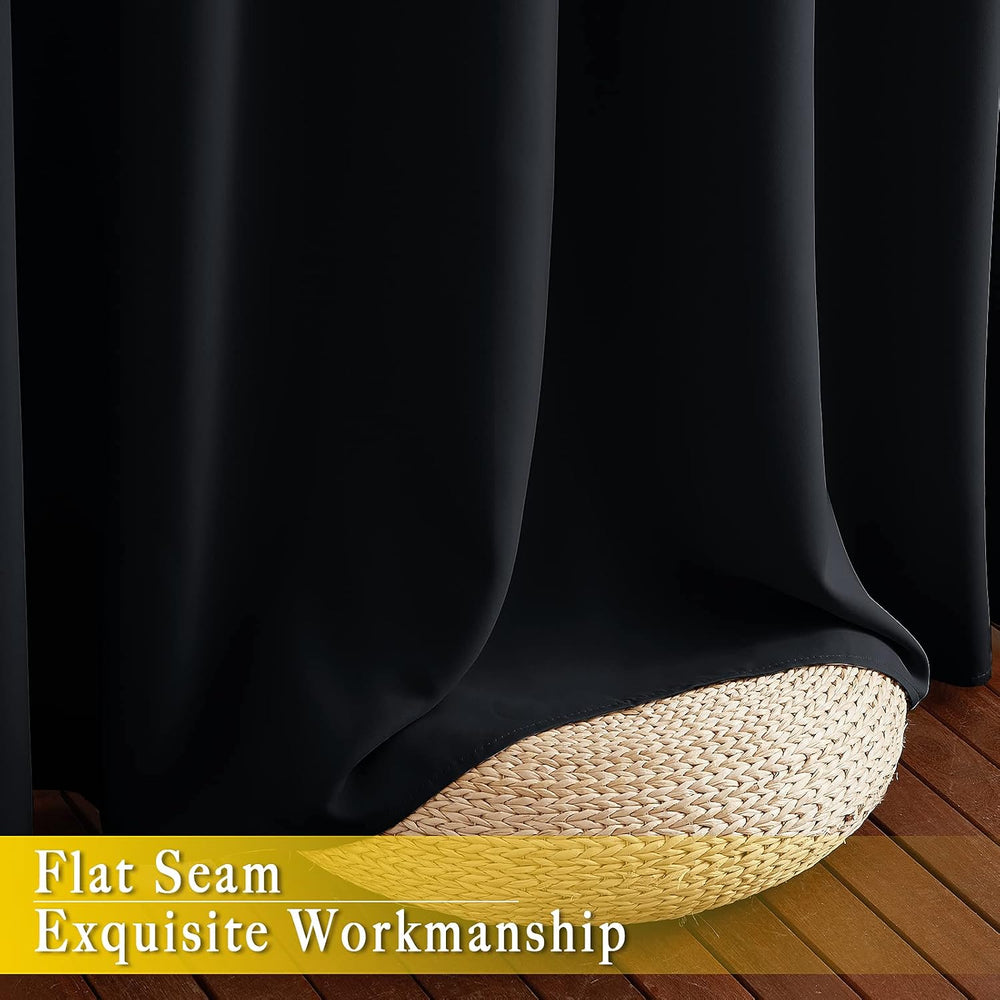NICETOWN Blackout Curtain for Sliding Door, Patio Door Curtains, Thermal Insu...