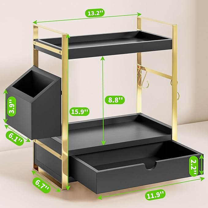 2-Tier Bathroom Counter Organizer