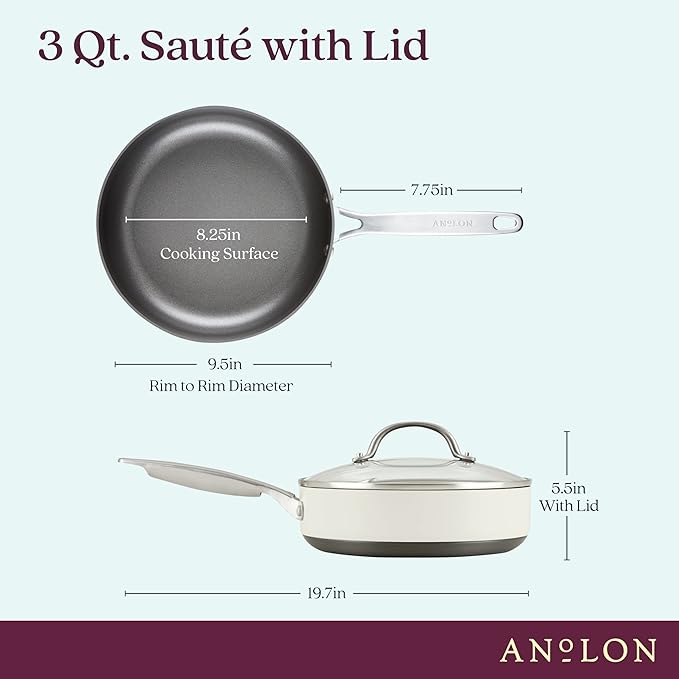 Anolon Achieve Hard Anodized Nonstick Sauté Pan